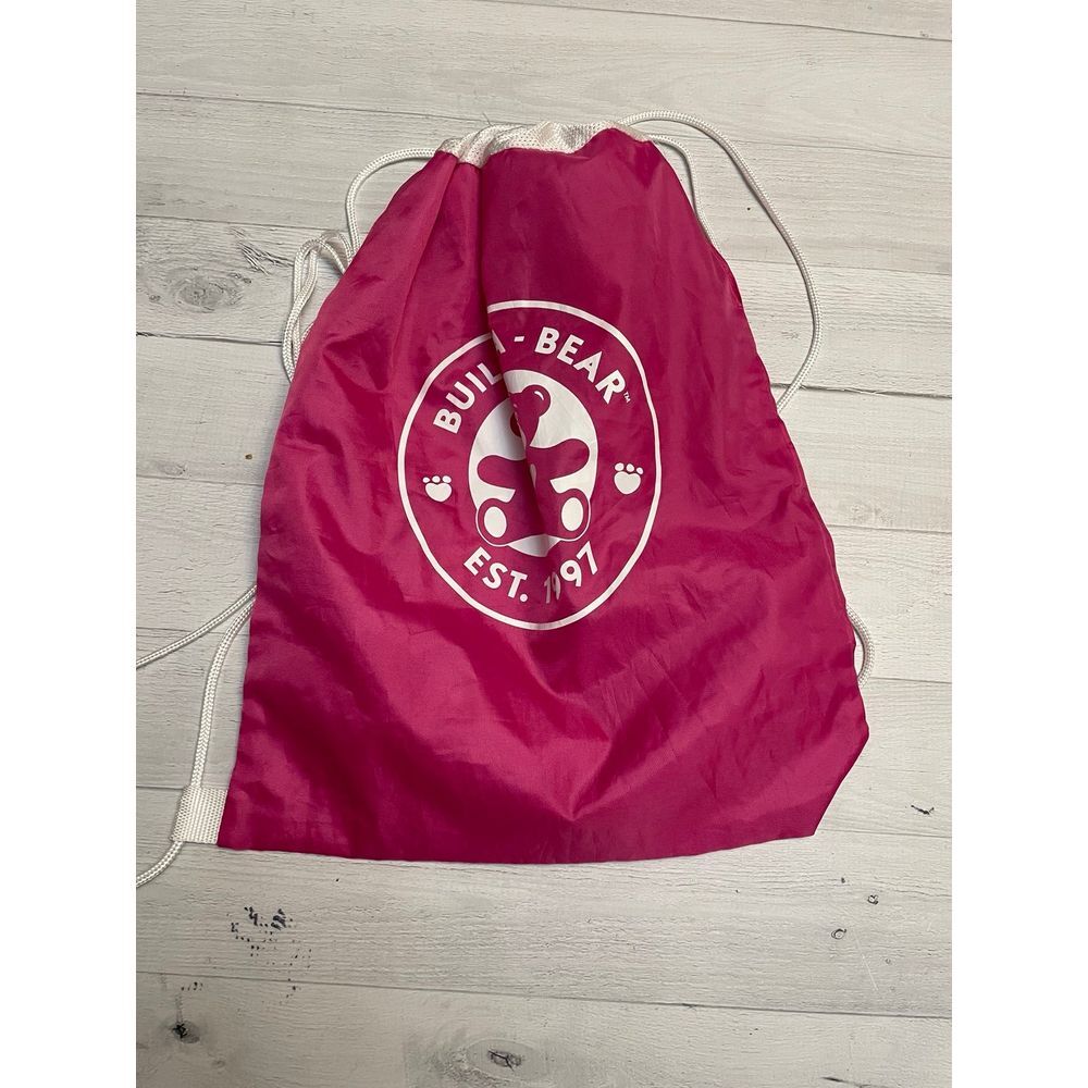 Build a bear‎ pink drawstring bag